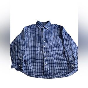 Vineyard Vines Blue and White Casual Button Down Shirt